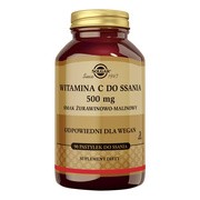 Solgar Witamina C do ssania 500 mg, pastylki do ssania, smak żurawinowo-malinowy, 90 szt.