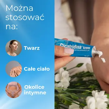 Cicatridina, krem wspomagający leczenie ran, 30 g