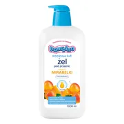 Bambino Rodzina, żel pod prysznic o zapachu mirabelki, 1000 ml