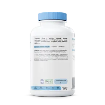 Osavi Cytrynian Magnezu + B6, kapsułki twarde, 180 szt.