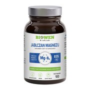 Biowen Jabłczan magnezu z witaminą B6, kapsułki, 100 szt.