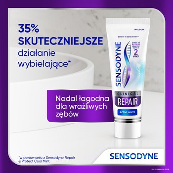 Sensodyne Clinical Repair Active White, pasta do zębów, 75 ml
