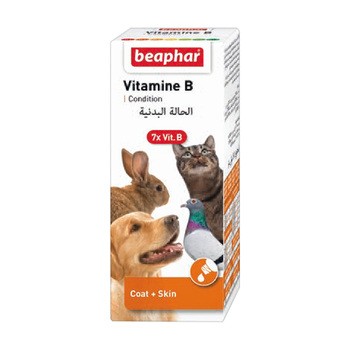 Beaphar Vitamin B Complex, zestaw witamin z grupy B, krople, 50 ml