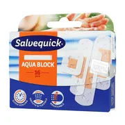 Salvequick, plastry, Aqua Block, wodoodporne,16 szt.