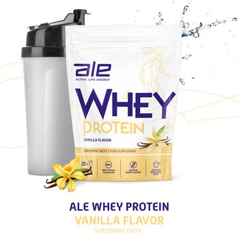 ALE Whey Protein Vanilla Flavor, proszek, 600 g