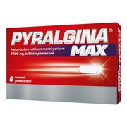 Pyralgina Max, 1000 mg, tabletki powlekane, 6 szt.