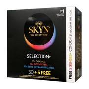 SKYN Selection+, zestaw prezerwatyw, 35 szt.