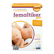 Femaltiker Plus, smak karmelowy, proszek w saszetkach, 12 szt.