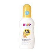 Hipp Babysanft, Ultra Sensitive, balsam ochronny na słońce, SPF 50+, spray, 150 ml