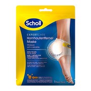 Scholl Expert Care, złuszczająca maska na pięty z kwasami AHA, 1 para​