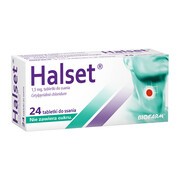 Halset, 1,5 mg, tabletki do ssania bez cukru, 24 szt.