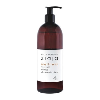 Ziaja Baltic Home Spa Wellness, oliwka do masażu ciała, kokos, migdał, 490 ml