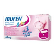 Ibufen Baby, 60 mg, czopki, 5 szt.