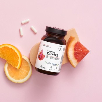 Aura Herbals Witamina D3 2000IU+K2, kapsułki, 90 szt.