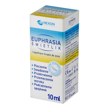 Euphrasia Świetlik, łagodzące krople do oczu, 10 ml