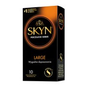 Unimil Skyn Large, nielateksowe prezerwatywy, 10 szt.