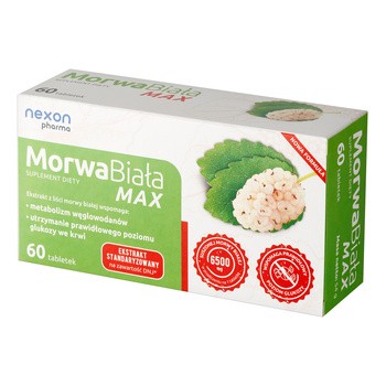 Morwa Biała MAX, tabletki, 60 szt.