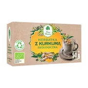 Dary Natury, herbatka ekologiczna z kurkumą, 25 x 2 g