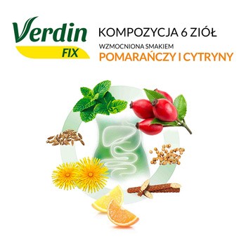 Verdin fix z cytrusami, susz ziołowy, 20 szt.