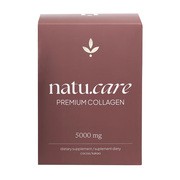 Natu Care Premium Collagen 5000 mg, saszetki z proszkiem, smak kakao, 30 szt.