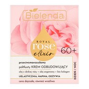 Bielenda Royal Rose Elixir, przeciwzmarszczkowy półtłusty krem odbudowujący 60+, 50 ml