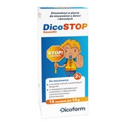 Dicostop, płyn doustny, 10 saszetek po 15 g