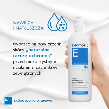 Emotopic Med+, balsam nawilżająco-natłuszczający, do codziennego stosowania, 400 ml