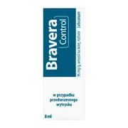 Bravera Control, 96 mg/g, aerozol na skórę opóźniający wytrysk, 8 ml