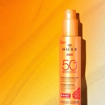 Nuxe Sun, mleczko do opalania do twarzy i ciała, SPF 50, 150 ml