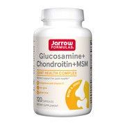 Jarrow Formulas Glucosamine + Chondroitin + MSM, kapsułki, 120 szt.