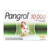Pangrol, 10 000 j., kapsułki, 20 szt. (blistry)