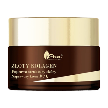 AVA Złoty Kolagen, krem naprawczy dzień/noc, 50 ml