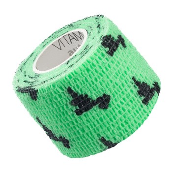 Vitammy Autoband, kohezyjny bandaż elastyczny, 5 cm x 4,5 m, dinozaury, 1 szt.