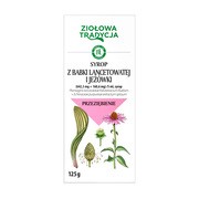 Ziołowa Tradycja Syrop z babki lancetowatej i jeżówki, (642,5 mg + 160,6 mg)/5 ml, syrop, 125 g