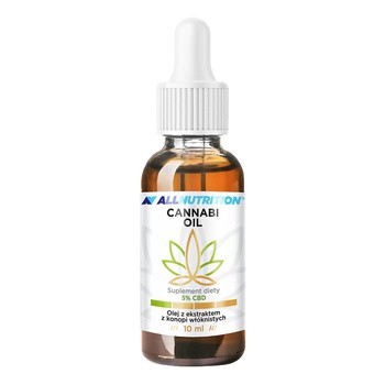 Allnutrition Cannabi oil 5% CBD, krople, 10 ml