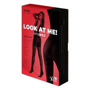 Look At Me! by Veera, rajstopy antycellulitowe, 40 DEN, kolor czarny, rozmiar XL