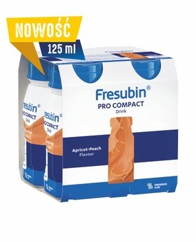 Fresubin Pro Compact Drink, smak morela-brzoskwinia, 4 x 125 ml