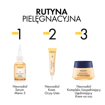 Vichy Neovadiol Kompleks Uzupełniający, odbudowujący i modelujący owal twarzy krem na noc, 50 ml