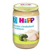 HiPP, Risotto z brokułami i królikiem, po 7. m-cu, 220 g