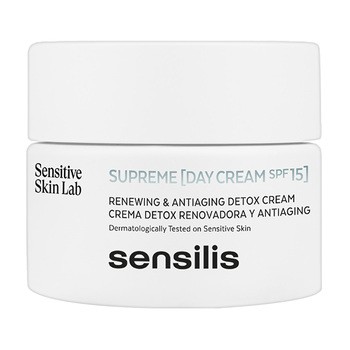 Sensilis Supreme, odmładzający i regenerujący krem na dzień, SPF 15, 50 ml