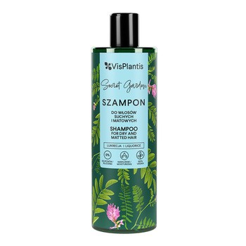 Vis Plantis, szampon do włosów suchych i matowych, lukrecja, lipa, prawoślaz, 400ml