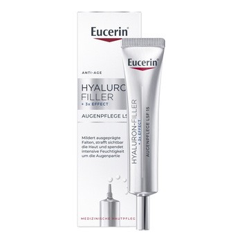 Eucerin Hyaluron-Filler, przeciwzmarszczkowy krem pod oczy z kwasem hialuronowym SPF 15, 15 ml