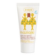 Ziaja Maziajki, pasta do zębów z fluorem dla dzieci, 6+, zęby mleczne i zęby stałe, 50 ml