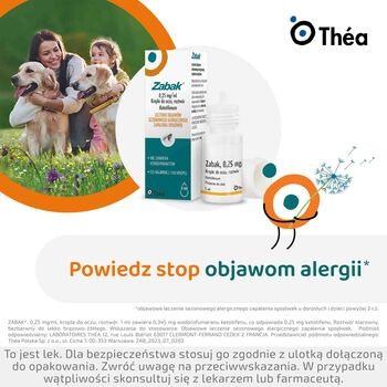Zabak, (0,25 mg/ml), krople do oczu, 5 ml