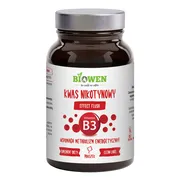 Biowen Kwas nikotynowy Witamina B3, proszek, 120 g
