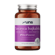 Uns Tarczyna Bajkalska + Bioperine, kapsułki, 60 szt.
