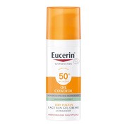 Eucerin Żel-krem ochronny Oil Control Dry Touch SPF 50+ 50 ml
