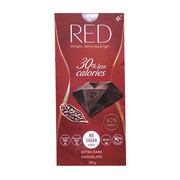 Chocolette, Czekolada RED ciemna bez cukru, 60%, Cocoa Extra Dark, 100 g