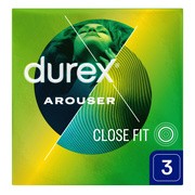 Durex Arouser, prezerwatywy prążkowane, 3 szt.