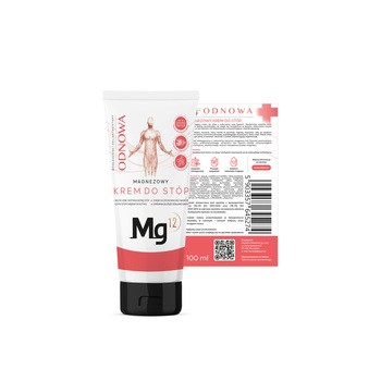 Mg12 Odnowa, magnezowy krem do stóp z kizerytem, 100 ml